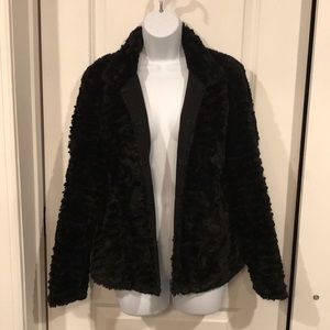 JM collection Fur Jacket Size S